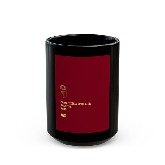 Swedish Passport 2022 - Black Coffee Mug