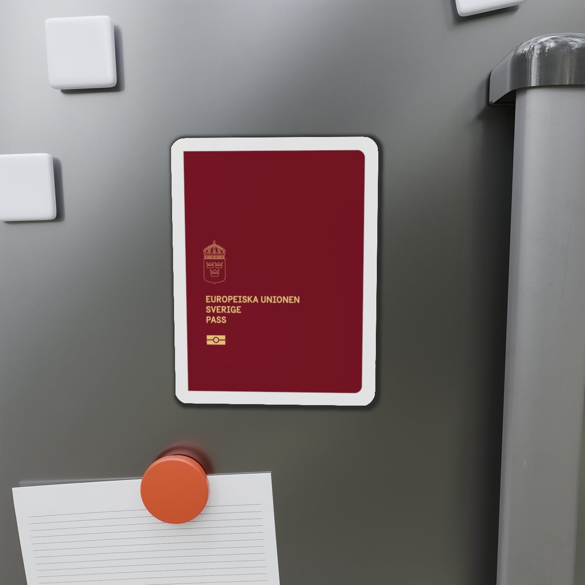 Swedish Passport 2022 - Die-Cut Magnet-The Sticker Space