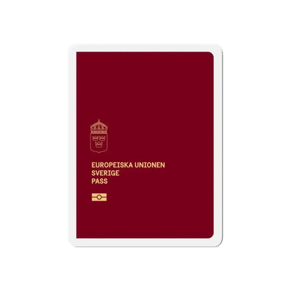 Swedish Passport 2022 - Refrigerator Magnet 6 Inch - The Sticker Space