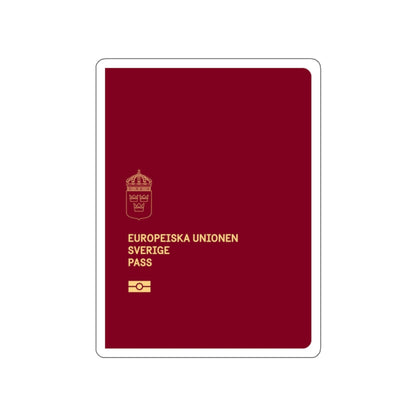 Swedish Passport 2022 STICKER Vinyl Die-Cut Decal-White-The Sticker Space