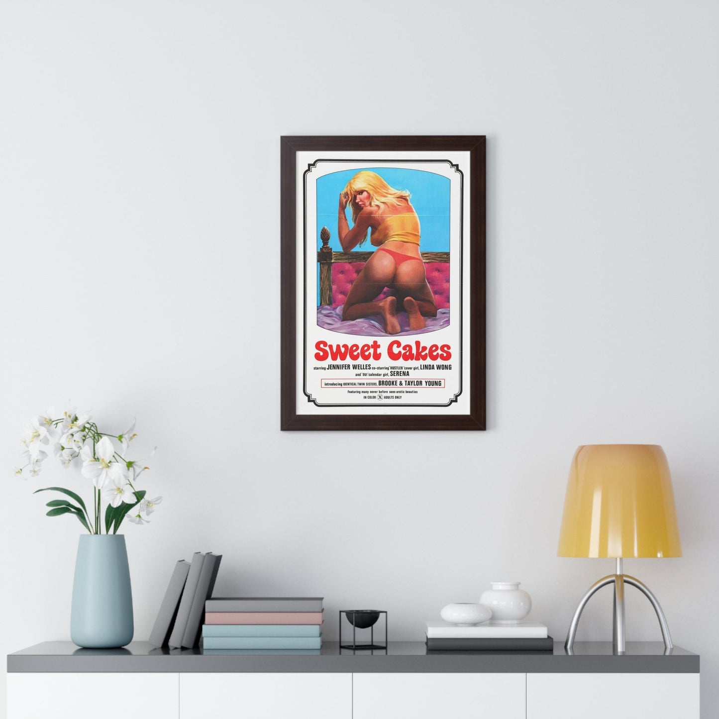 SWEET CAKES 1976 - Framed Movie Poster-The Sticker Space