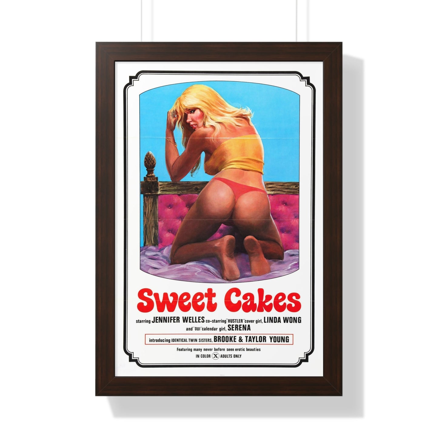 SWEET CAKES 1976 - Framed Movie Poster-16″ x 24″-The Sticker Space