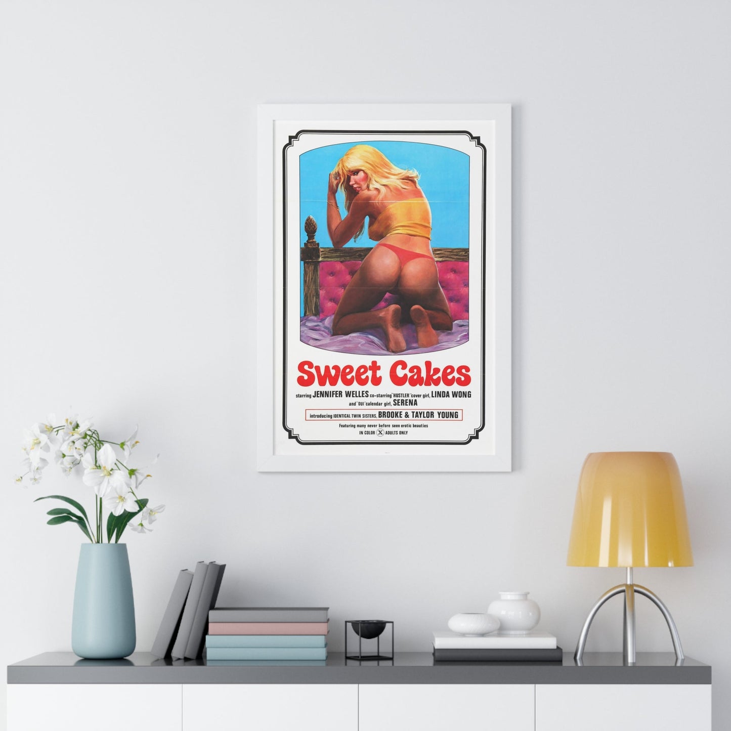 SWEET CAKES 1976 - Framed Movie Poster-The Sticker Space