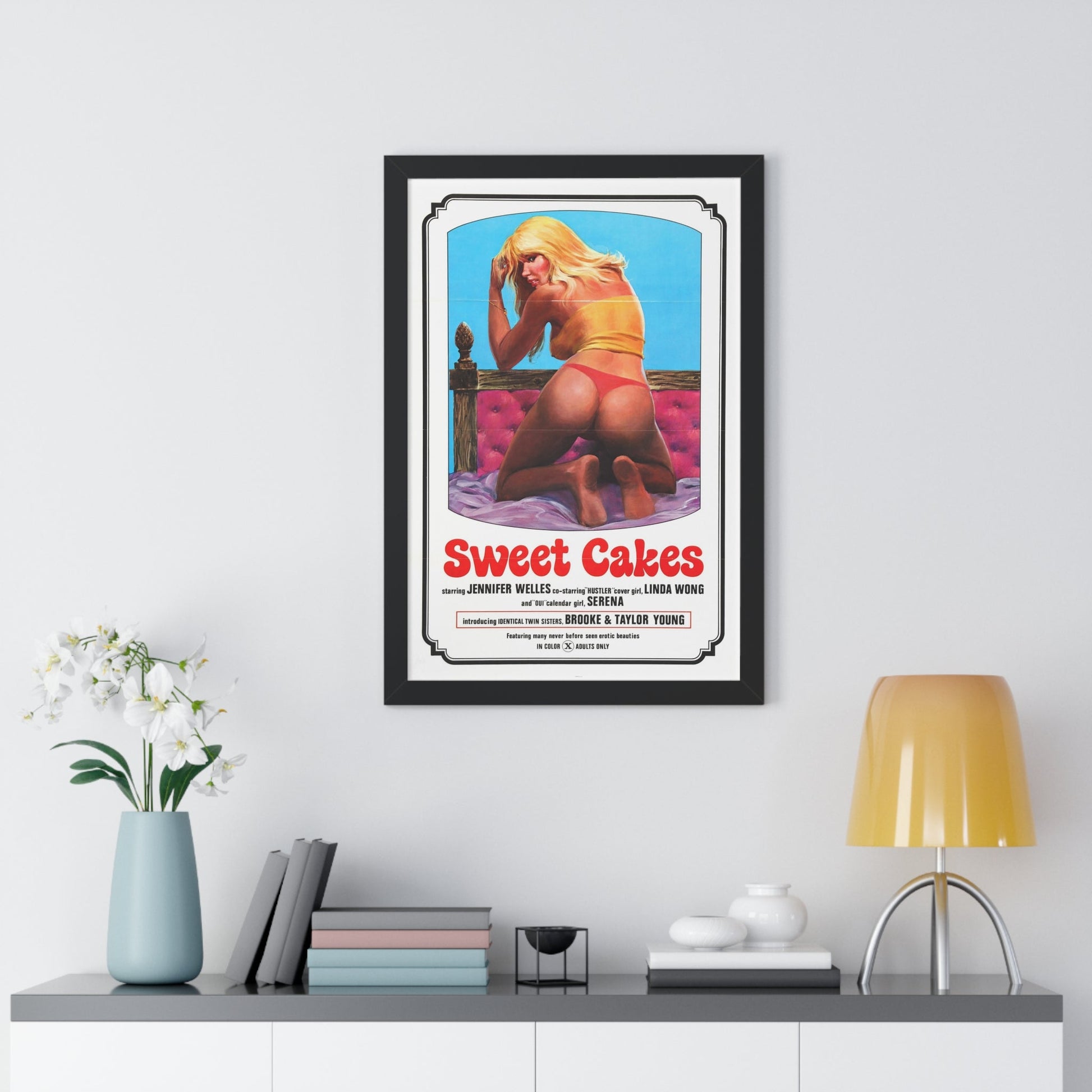 SWEET CAKES 1976 - Framed Movie Poster-The Sticker Space