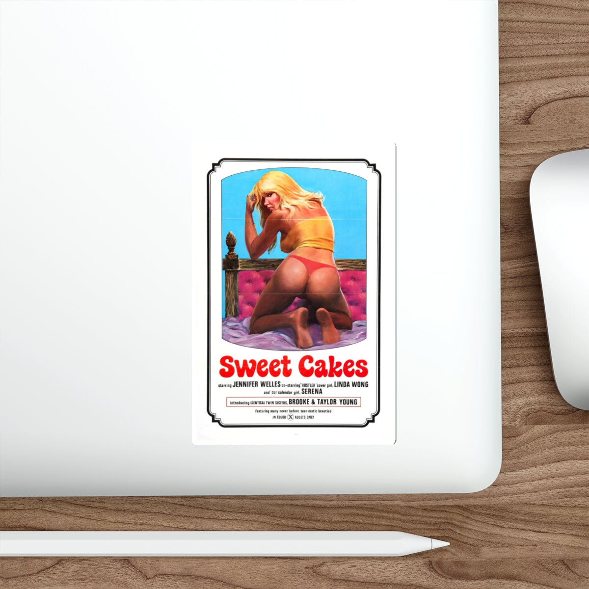 SWEET CAKES 1976 Movie Poster STICKER Vinyl Die-Cut Decal-The Sticker Space