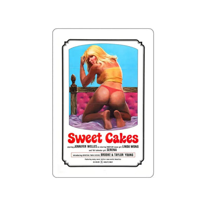 SWEET CAKES 1976 Movie Poster STICKER Vinyl Die-Cut Decal 3 Inch - The Sticker Space