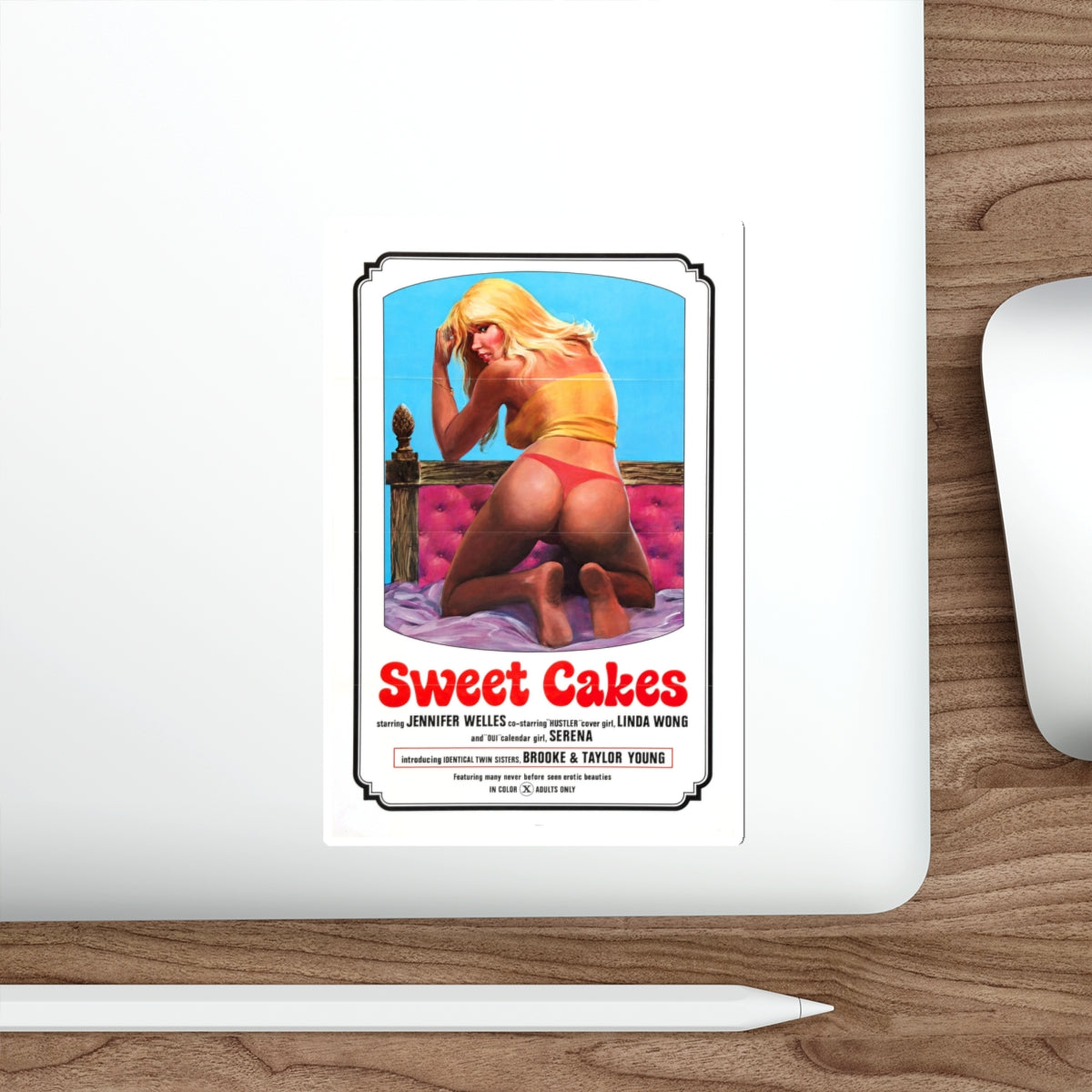 SWEET CAKES 1976 Movie Poster STICKER Vinyl Die-Cut Decal-The Sticker Space