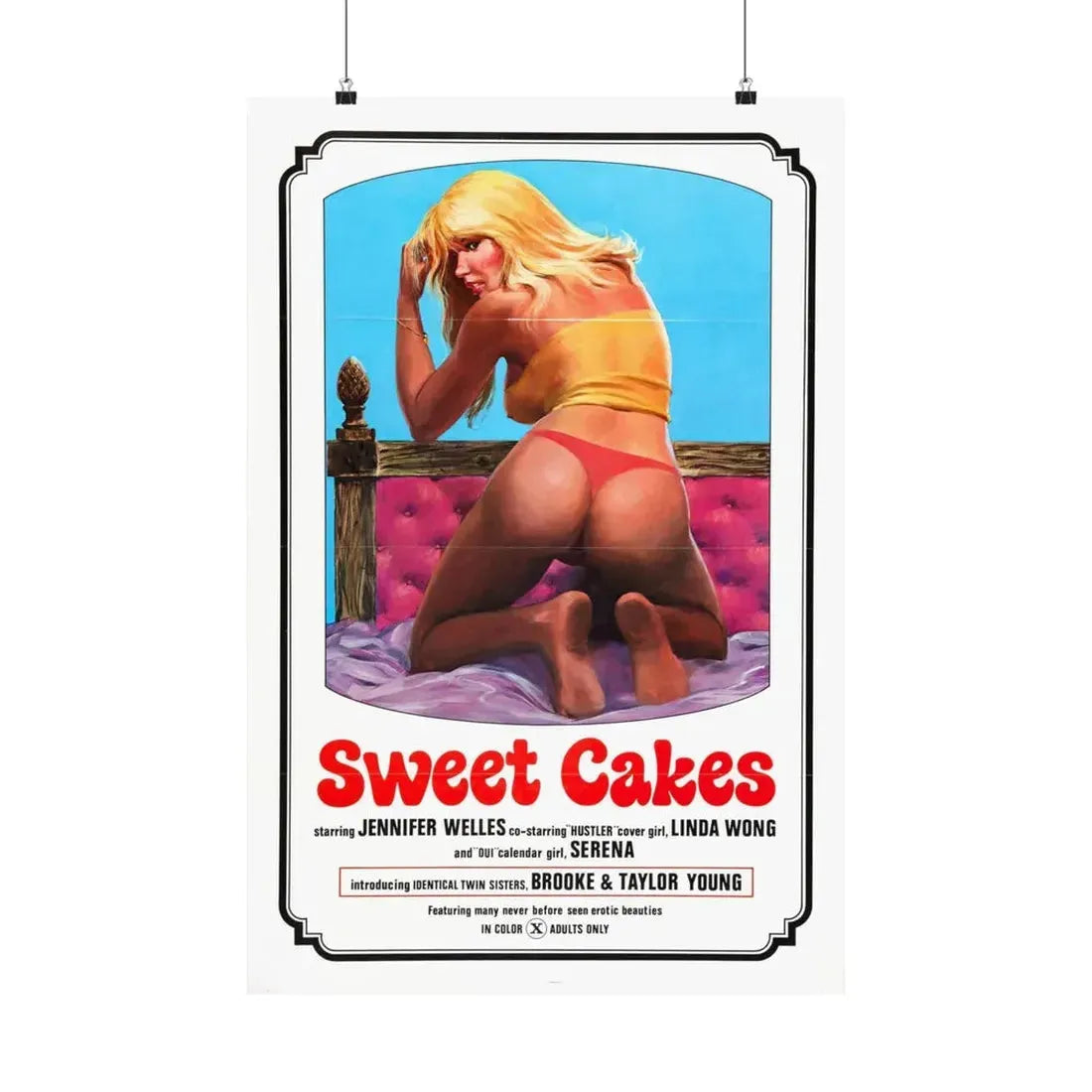 SWEET CAKES 1976 - Paper Movie Poster 20″ x 30″ Matte - The Sticker Space