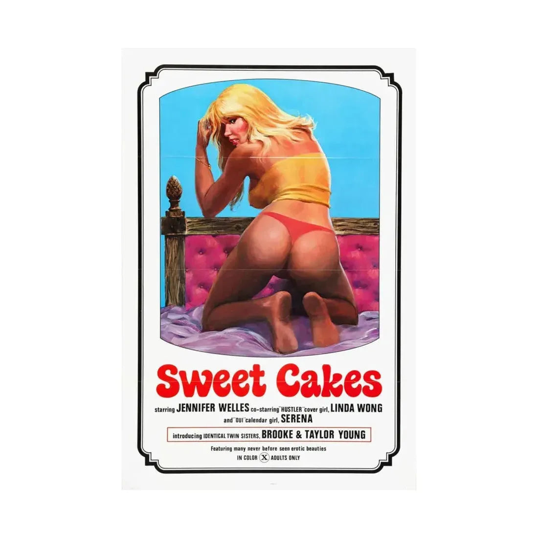 SWEET CAKES 1976 - Paper Movie Poster - The Sticker Space