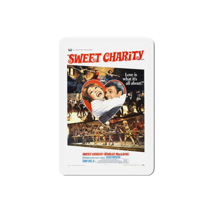 Sweet Charity 1969 Movie Poster Die-Cut Magnet-2 Inch-The Sticker Space