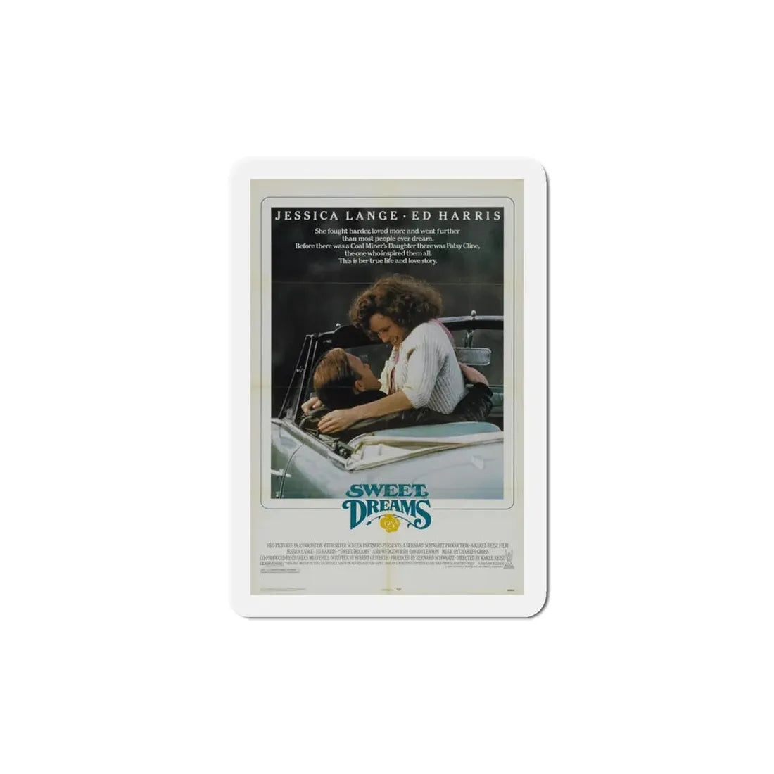 Sweet Dreams 1985 Movie Poster Refrigerator Magnet 5 Inch - The Sticker Space
