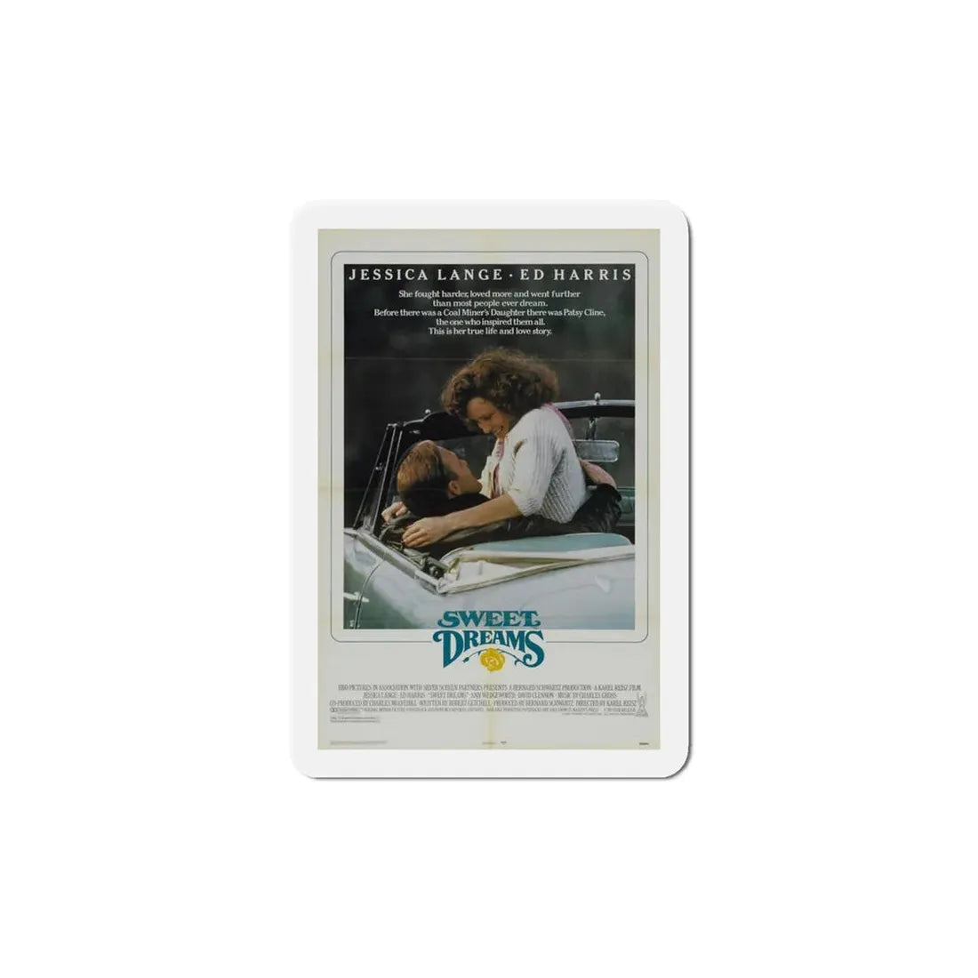Sweet Dreams 1985 Movie Poster Refrigerator Magnet 6 Inch - The Sticker Space