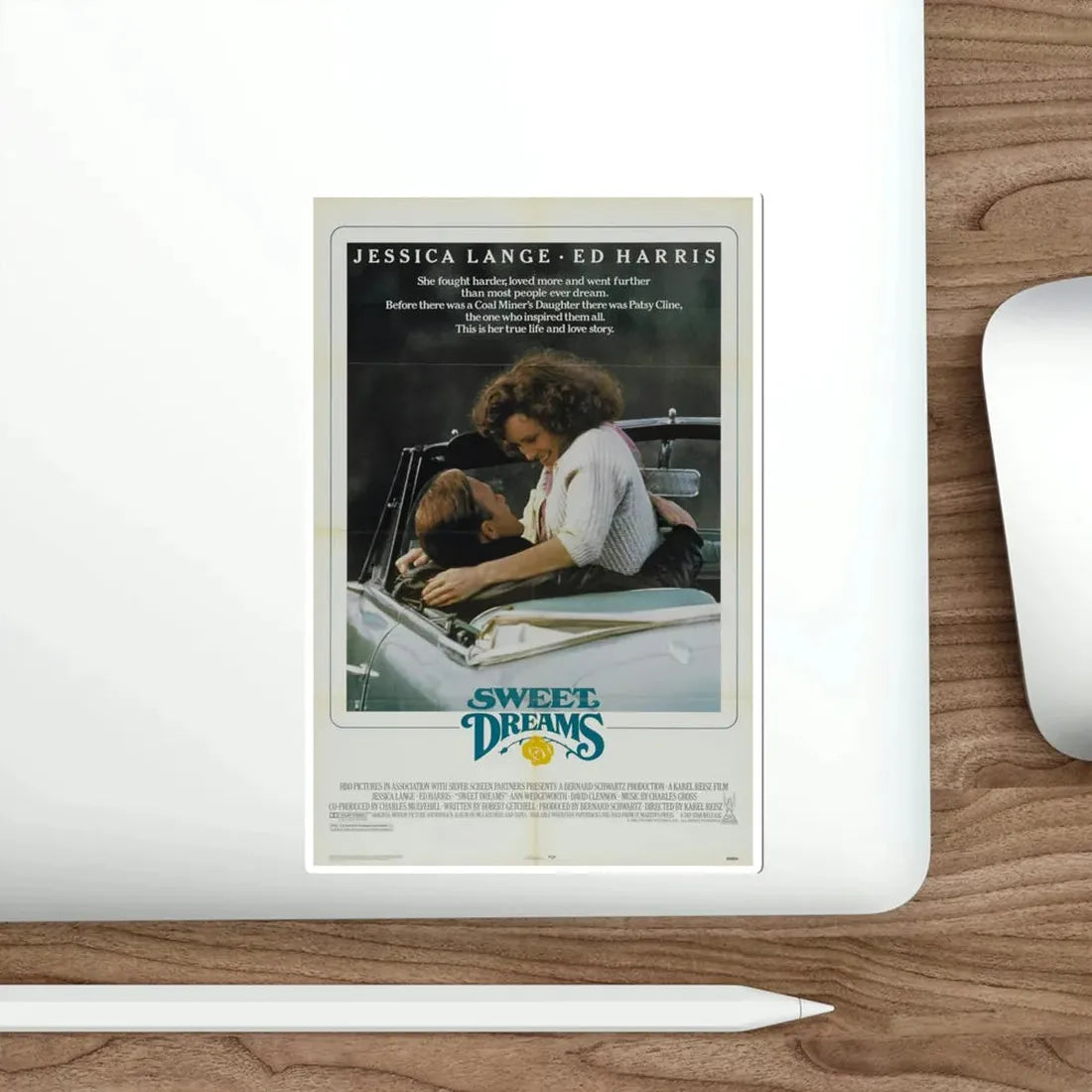 Sweet Dreams 1985 Movie Poster STICKER Vinyl Die-Cut Decal - The Sticker Space