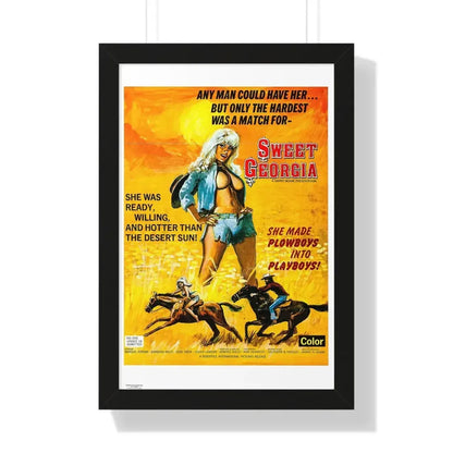 SWEET GEORGIA 1972 - Framed Movie Poster 16″ x 24″ Black - The Sticker Space