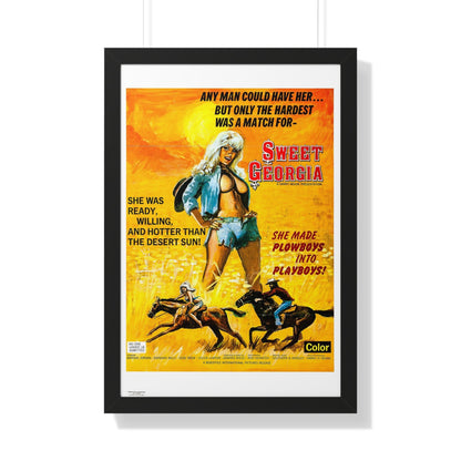 SWEET GEORGIA 1972 - Framed Movie Poster-20" x 30"-The Sticker Space