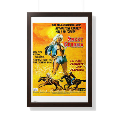 SWEET GEORGIA 1972 - Framed Movie Poster-20" x 30"-The Sticker Space