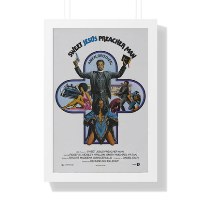 SWEET JESUS PREACHER MAN 1973 - Framed Movie Poster-16″ x 24″-The Sticker Space