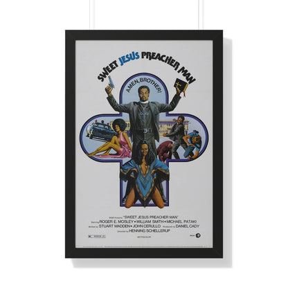 SWEET JESUS PREACHER MAN 1973 - Framed Movie Poster-20" x 30"-The Sticker Space