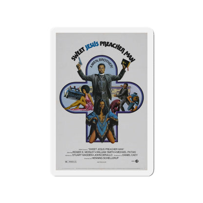 SWEET JESUS PREACHER MAN 1973 Movie Poster - Refrigerator Magnet-2" x 2"-The Sticker Space