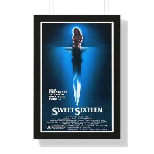 SWEET SIXTEEN 1983 - Framed Movie Poster 16″ x 24″ Black - The Sticker Space