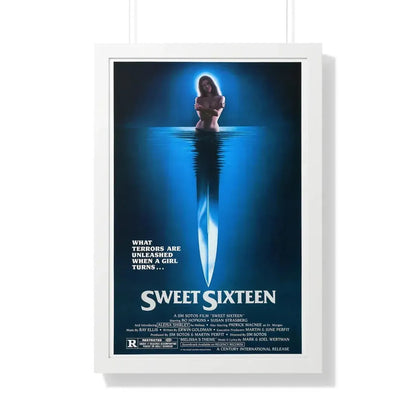 SWEET SIXTEEN 1983 - Framed Movie Poster 20" x 30" White - The Sticker Space