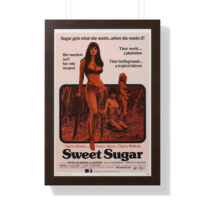 SWEET SUGAR 1972 - Framed Movie Poster-16″ x 24″-The Sticker Space