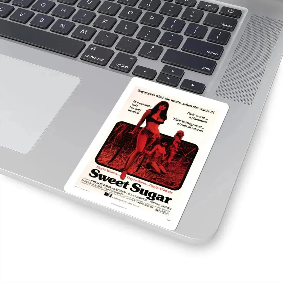 Sweet Sugar 1973 Movie Poster - STICKER Vinyl Kiss-Cut Decal - The Sticker Space