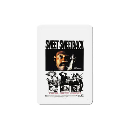 Sweet Sweetback's Baadasssss Song 1971 Movie Poster Refrigerator Magnet 3 Inch - The Sticker Space