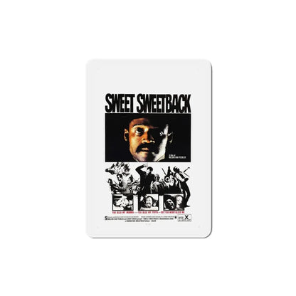 Sweet Sweetback's Baadasssss Song 1971 Movie Poster Refrigerator Magnet 4 Inch - The Sticker Space