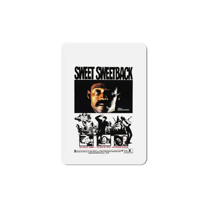 Sweet Sweetback's Baadasssss Song 1971 Movie Poster Refrigerator Magnet 6 Inch - The Sticker Space