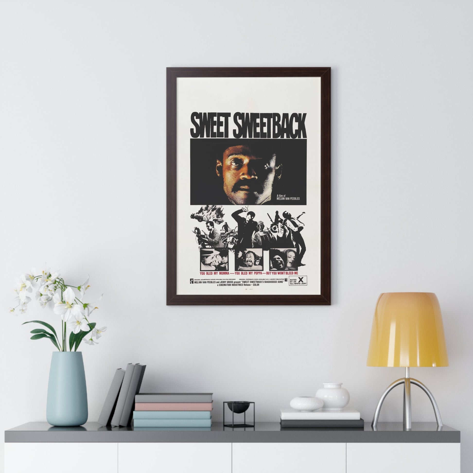 SWEET SWEETBACK'S BAD ASS SONG 1971 - Framed Movie Poster-The Sticker Space