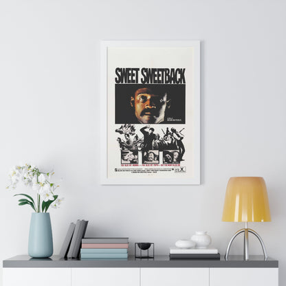 SWEET SWEETBACK'S BAD ASS SONG 1971 - Framed Movie Poster-The Sticker Space