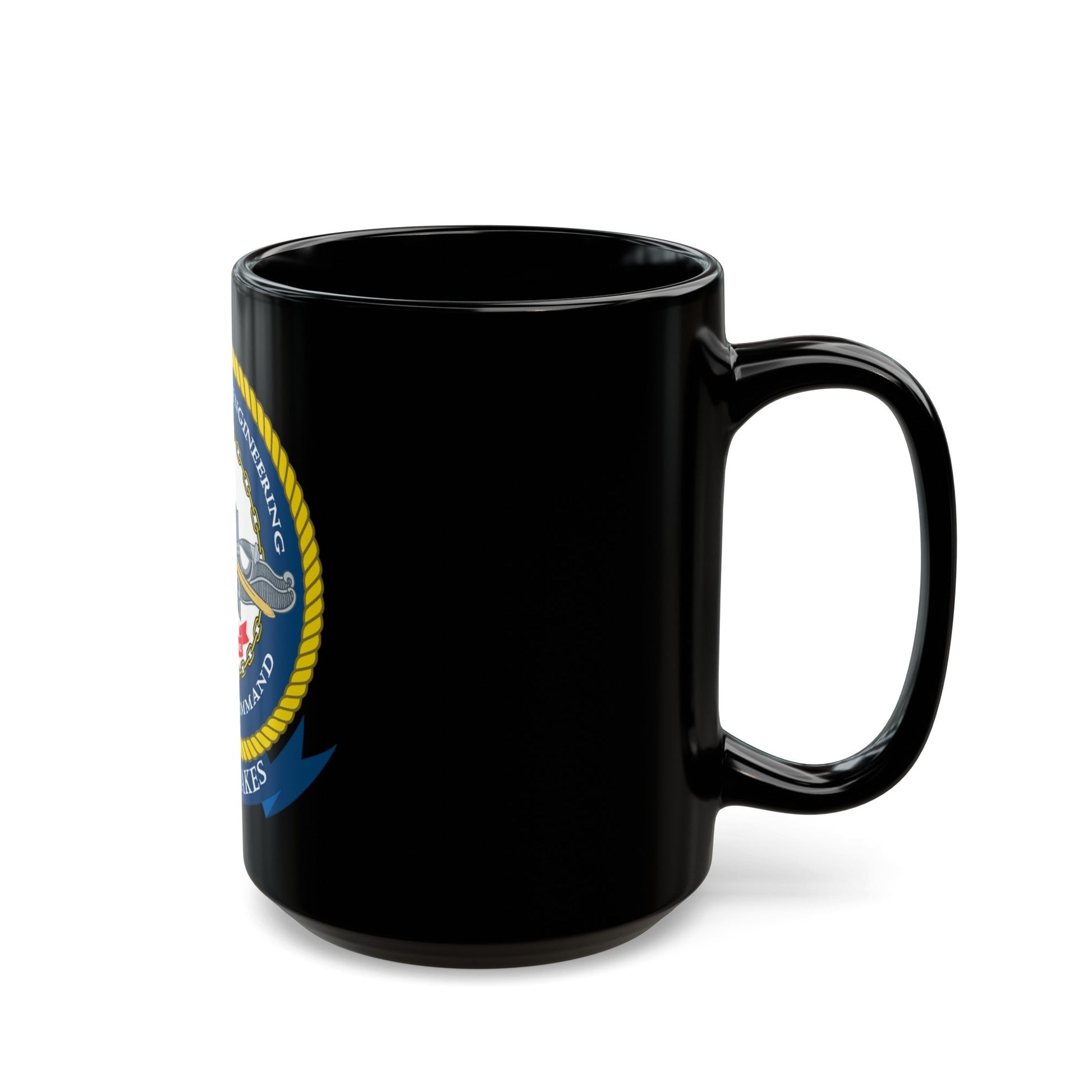 SWESC Great Lakes (U.S. Navy) Black Coffee Mug-The Sticker Space