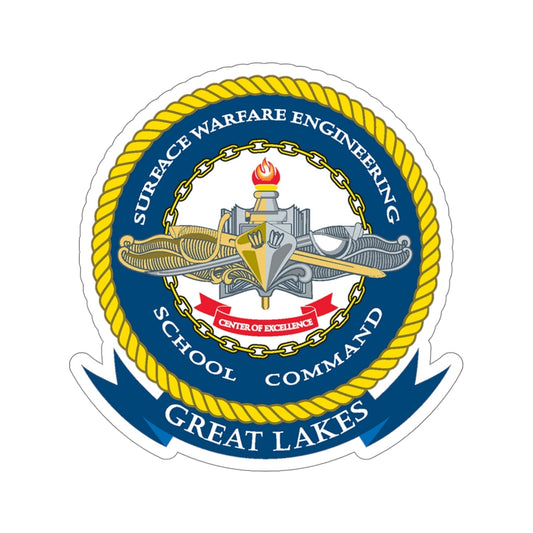 SWESC Great Lakes (U.S. Navy) STICKER Vinyl Die-Cut Decal-6 Inch-The Sticker Space