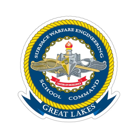 SWESC Great Lakes (U.S. Navy) STICKER Vinyl Kiss-Cut Decal 2 Inch White - The Sticker Space