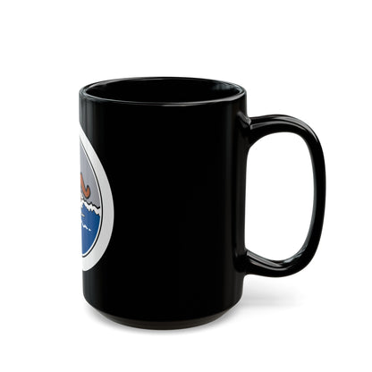 Swimming (Boy Scout Merit Badge) Black Coffee Mug-The Sticker Space