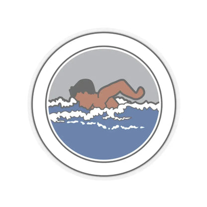 Swimming (Boy Scout Merit Badge) STICKER Vinyl Kiss-Cut Decal 2 Inch Transparent - The Sticker Space