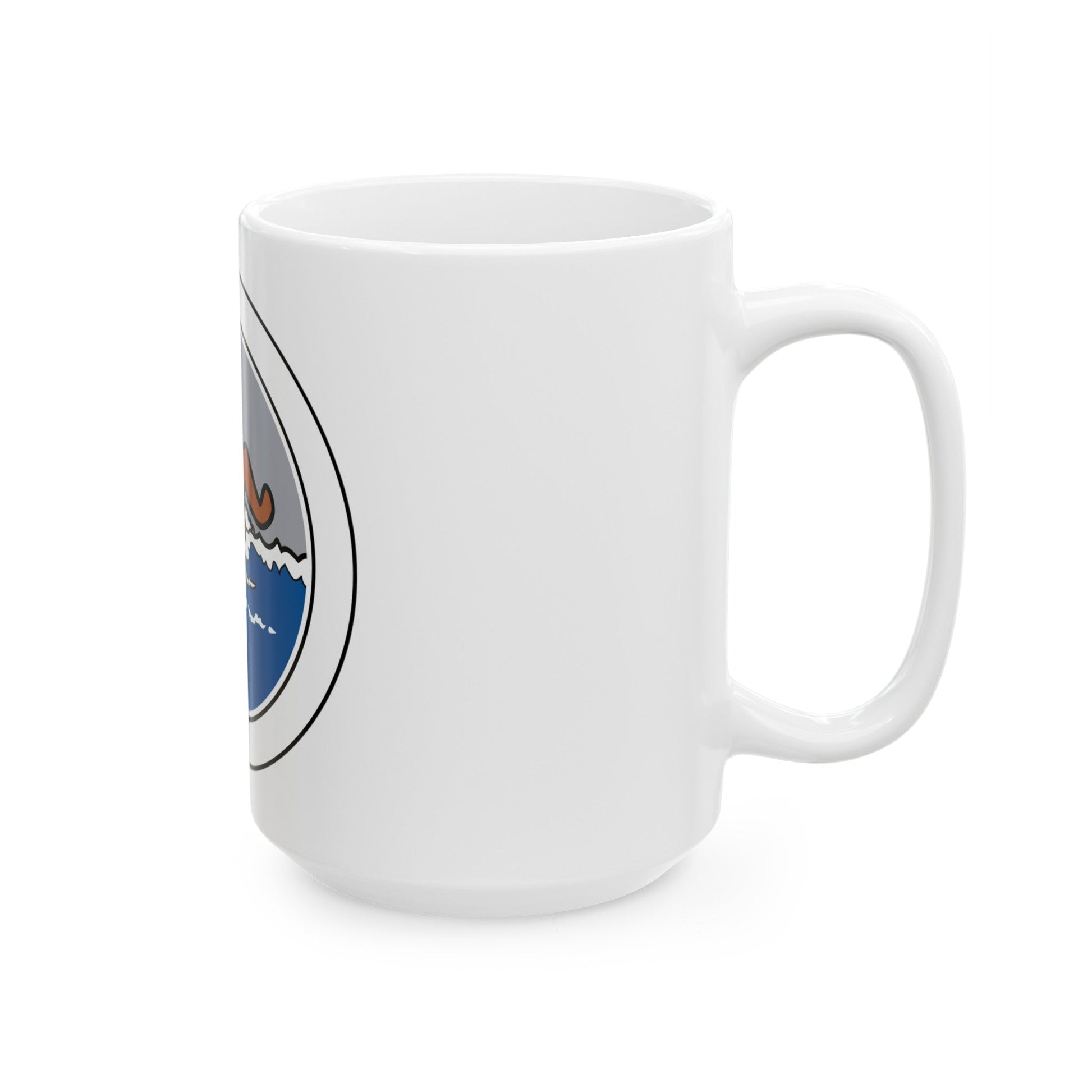 Swimming (Boy Scout Merit Badge) White Coffee Mug-The Sticker Space