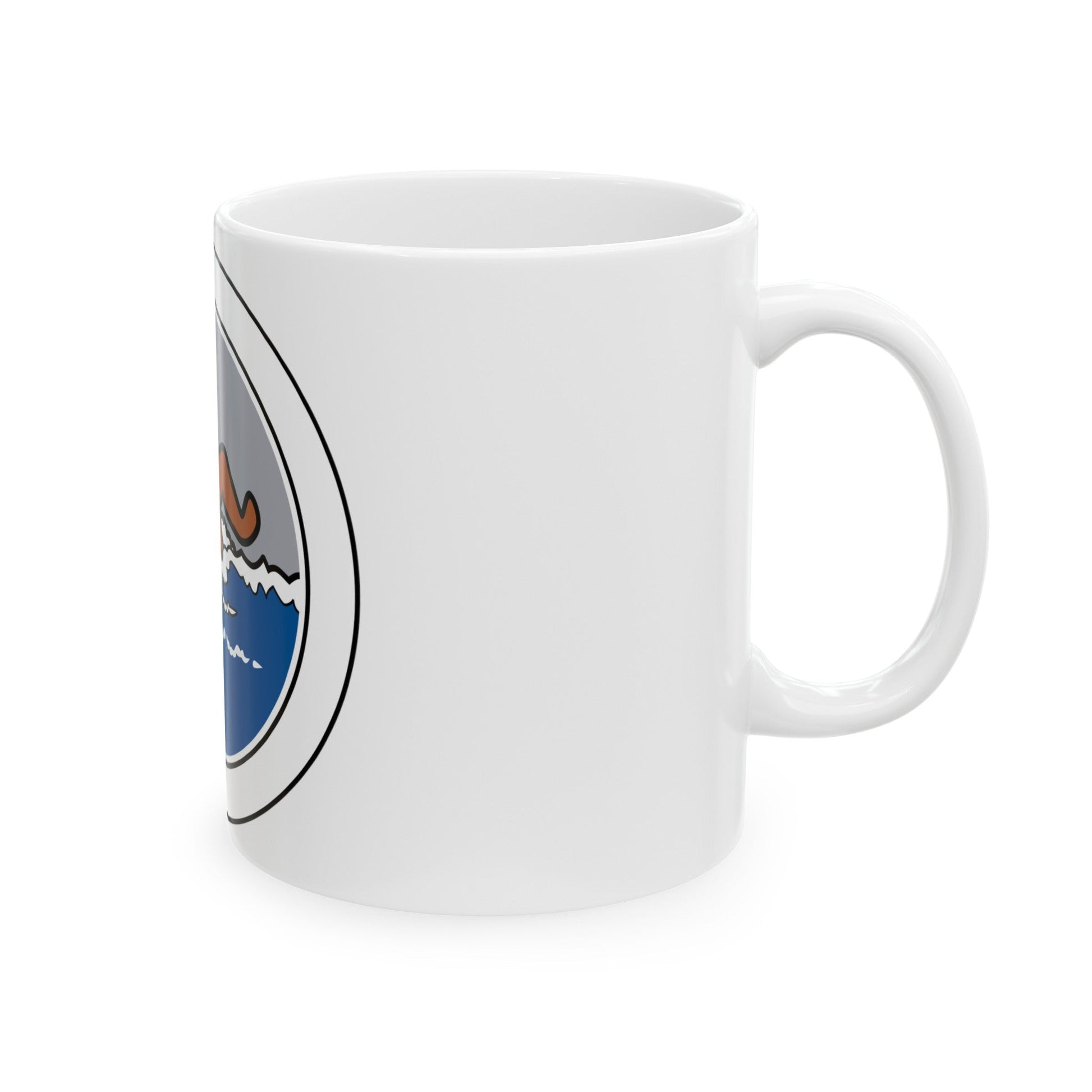 Swimming (Boy Scout Merit Badge) White Coffee Mug-The Sticker Space