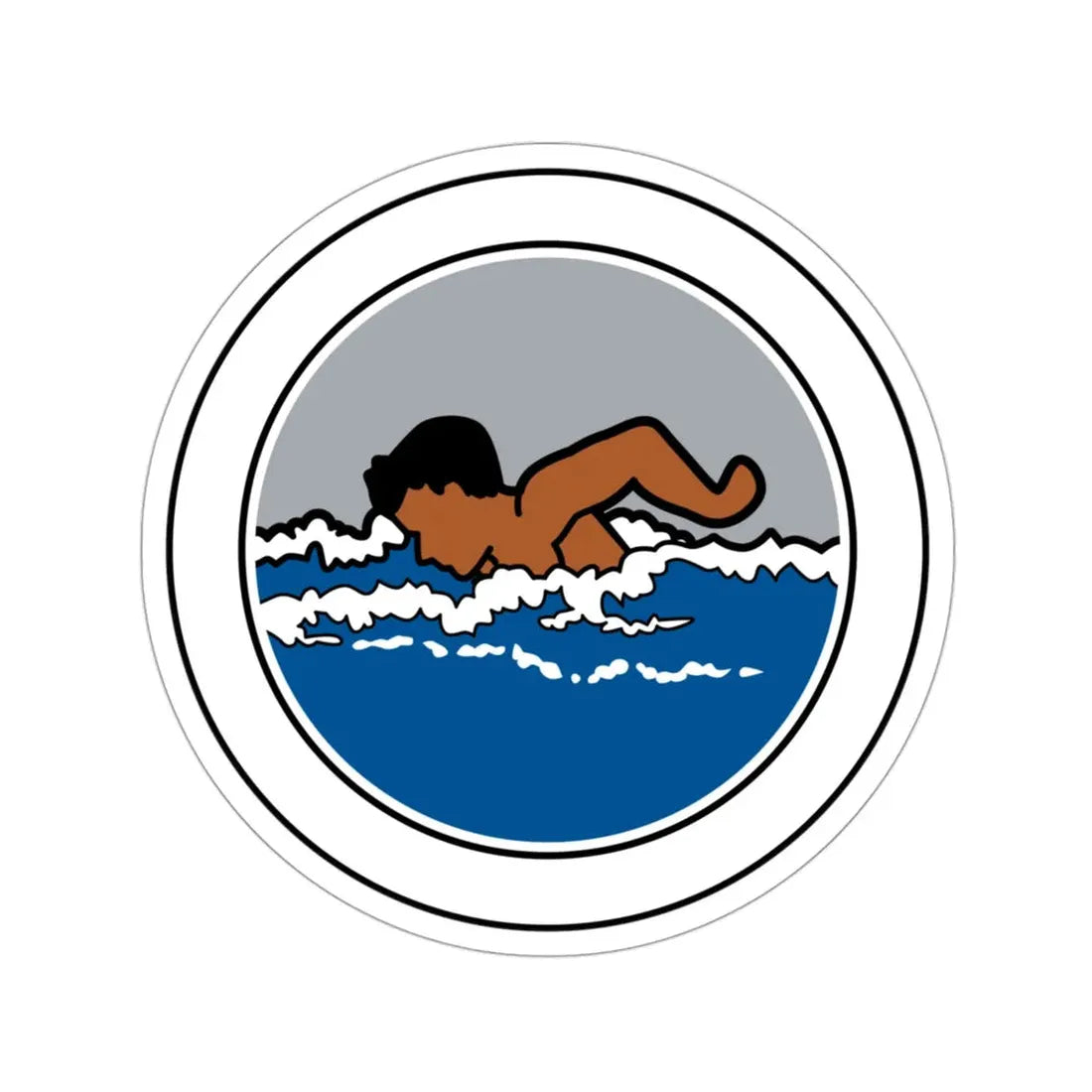 Swimming (Boy Scouts Merit Badge) STICKER Vinyl Die-Cut Decal 3 Inch - The Sticker Space