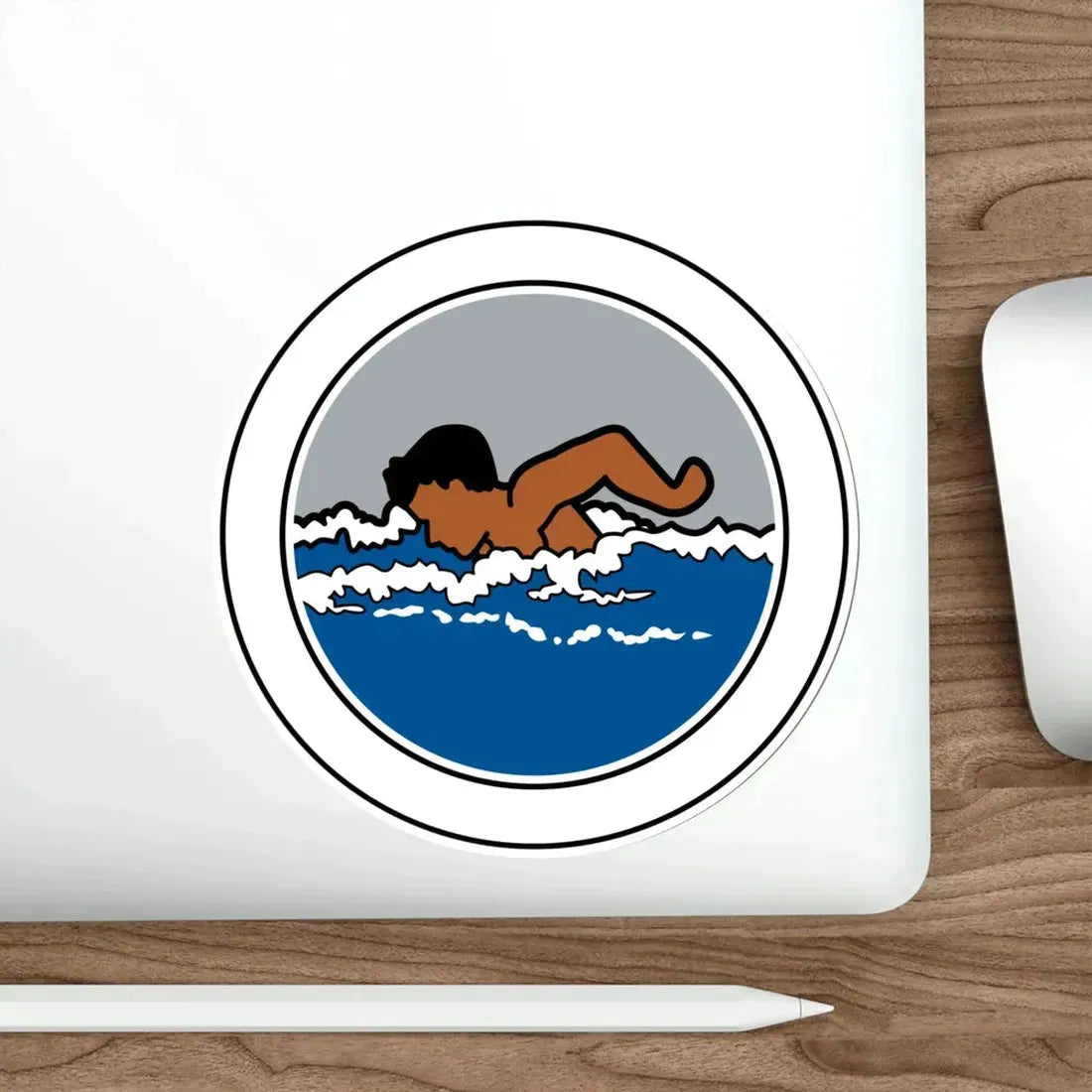 Swimming (Boy Scouts Merit Badge) STICKER Vinyl Die-Cut Decal - The Sticker Space