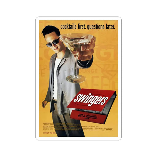 Swingers 1996 Movie Poster STICKER Vinyl Die-Cut Decal 6 Inch - The Sticker Space