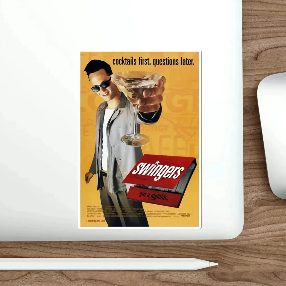 Swingers 1996 Movie Poster STICKER Vinyl Die-Cut Decal - The Sticker Space