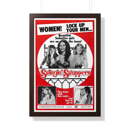 SWINGIN SWAPPERS 1973 - Framed Movie Poster-20" x 30"-The Sticker Space