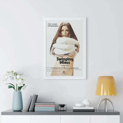 SWINGING WIVES 1971 - Framed Movie Poster - The Sticker Space