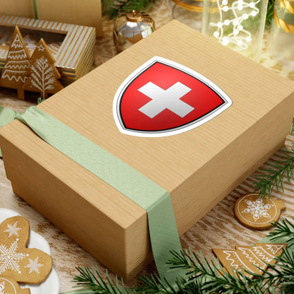 Swiss-coat of arms (Switzerland) (Coat of Arms) STICKER Vinyl Kiss-Cut Decal - The Sticker Space