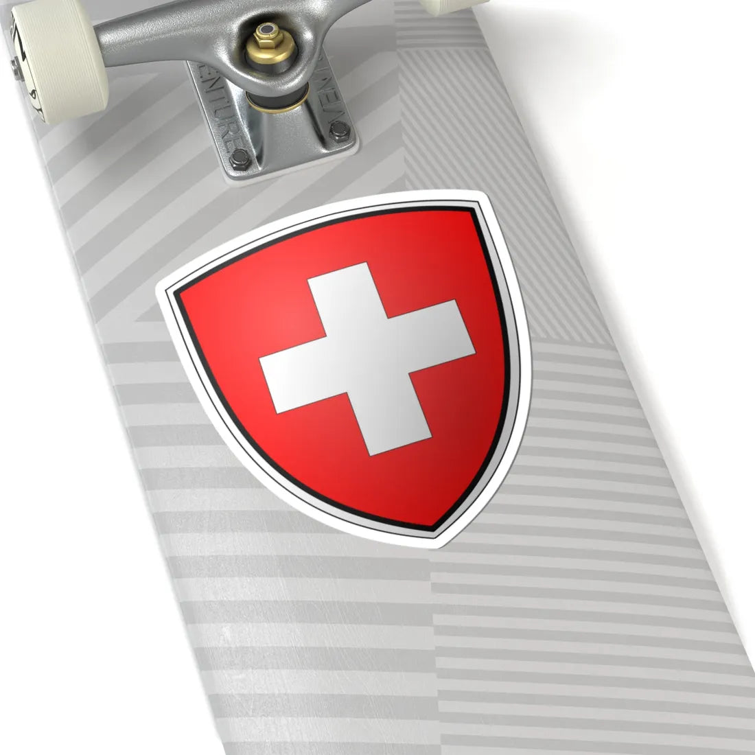 Swiss-coat of arms (Switzerland) (Coat of Arms) STICKER Vinyl Kiss-Cut Decal - The Sticker Space