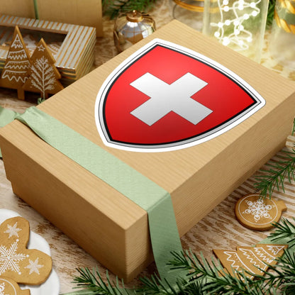 Swiss-coat of arms (Switzerland) (Coat of Arms) STICKER Vinyl Kiss-Cut Decal - The Sticker Space