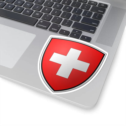 Swiss-coat of arms (Switzerland) (Coat of Arms) STICKER Vinyl Kiss-Cut Decal - The Sticker Space