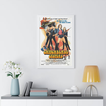 SWITCHBLADE SISTERS 1975 - Framed Movie Poster-The Sticker Space